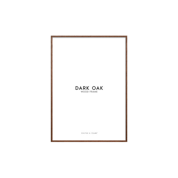 Wood Frame, dark oak, Poster & Frame