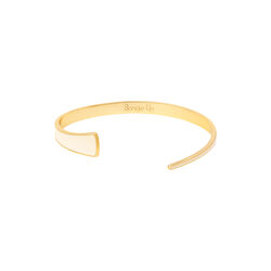 TARA Bracelet, white sand, bangle up