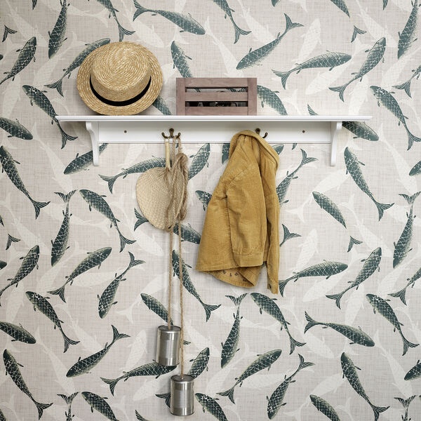 Seaside Shelf with Hooks, 60x20 cm Seaside Shelf with Hooks, 60x20 cm, Oliver Furniture