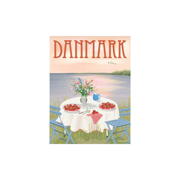 D&auml;nemark Erdbeerplakat, ViSSEVASSE