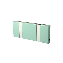 KNAX Horizontal 2 Coat Rack, green tea/grey, LoCa