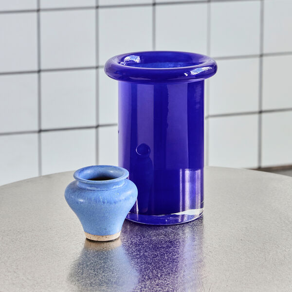 HDBuck Vase, blue, House Doctor