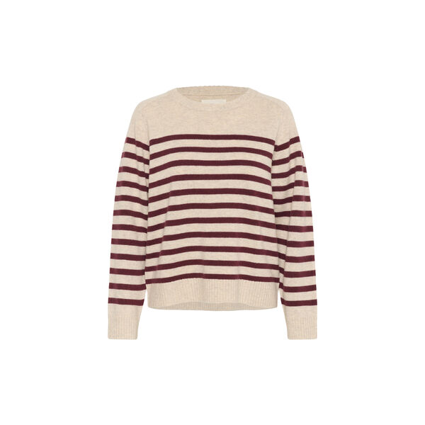 NiakaPW Pullover, tawny port stripe, Part Two