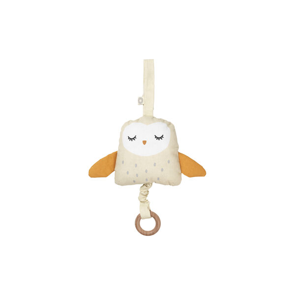 Ugla Owl Musical Toy, cream, Franck & Fischer