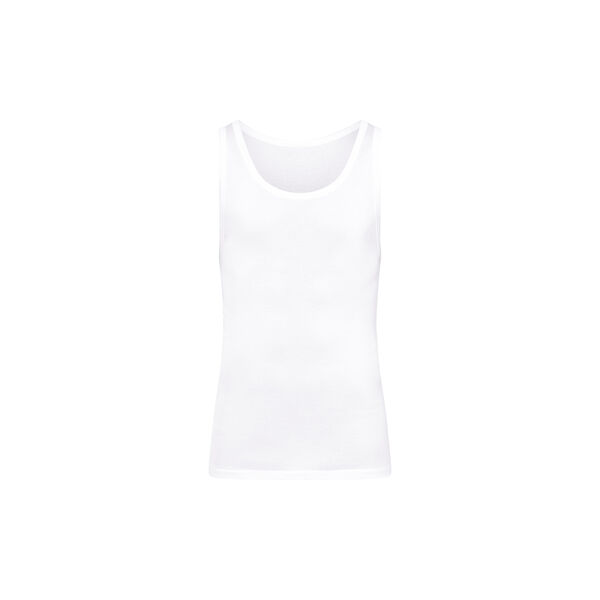 Cotton Pure Tank Top, white, HANRO