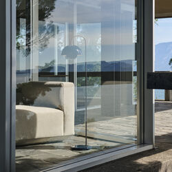 Flowerpot VP12 Floor Lamp, steel blue, &Tradition