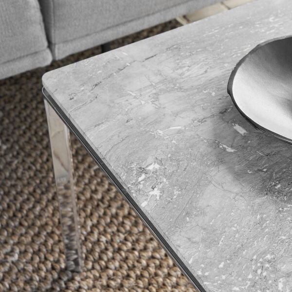 VIPP427 Couchtisch, quadratisch, ozeangrau, Vipp