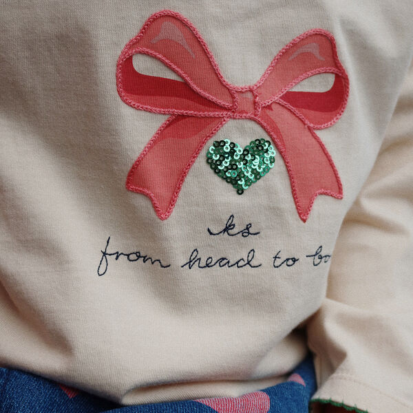 Lin LS T-Shirt, brazilian sand, Konges Sl&oslash;jd