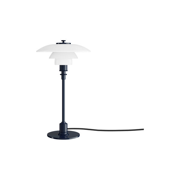 PH 2/1 Table Lamp, glossy deep blue, Louis Poulsen