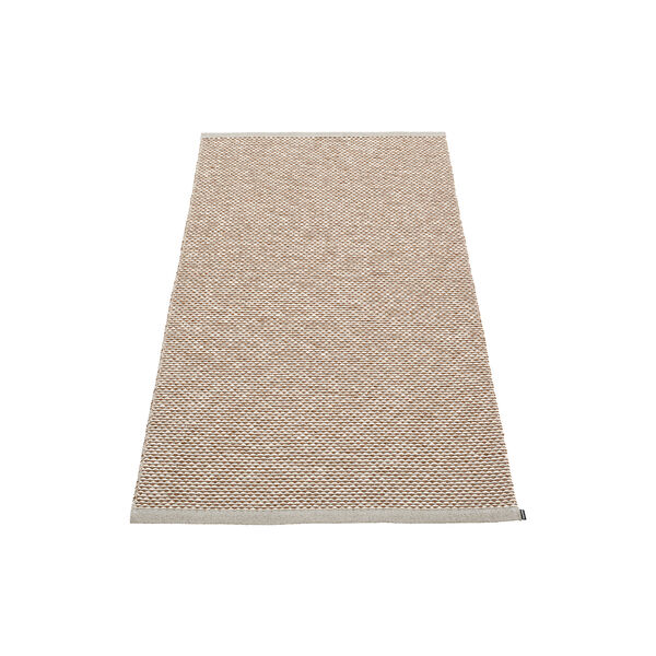 Effi Plastic Rug, warm grey/brown/vanilla, Pappelina
