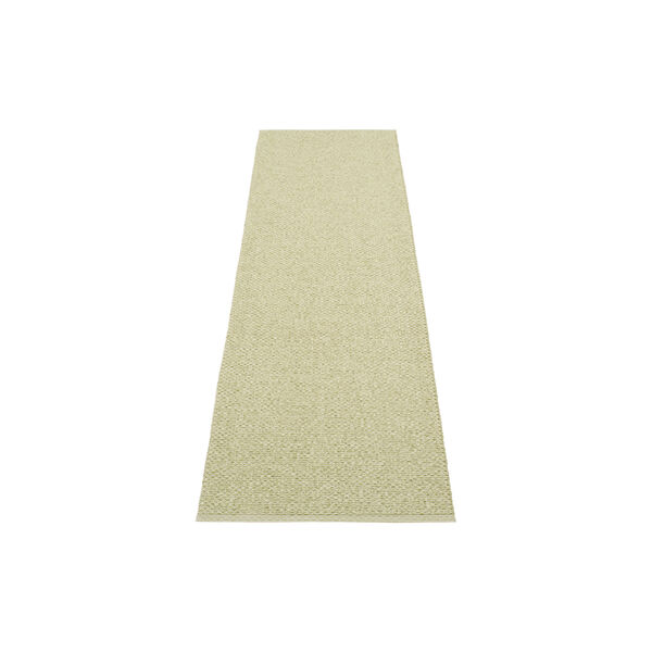 Svea Plastic Rug, olive metallic/seagrass, Pappelina