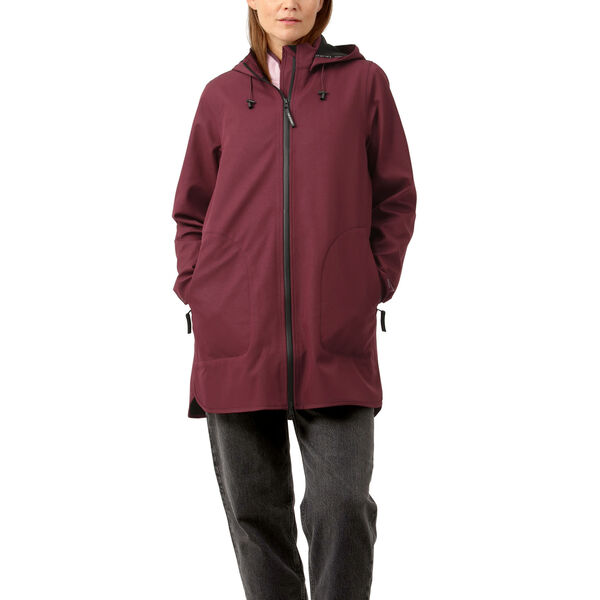 Raincoat, maroon banner Raincoat, maroon banner, Ilse Jacobsen Hornbæk