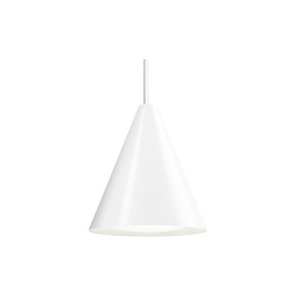 Keglen Pendelleuchte, white, Louis Poulsen