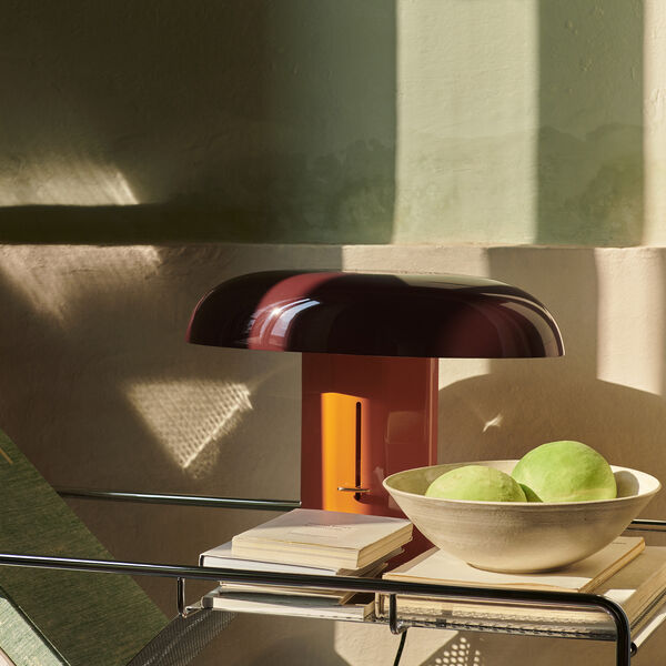 Montera JH42 Table Lamp, amber/ruby, &Tradition