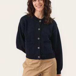 MarilouPW Cardigan, dark navy, Part Two