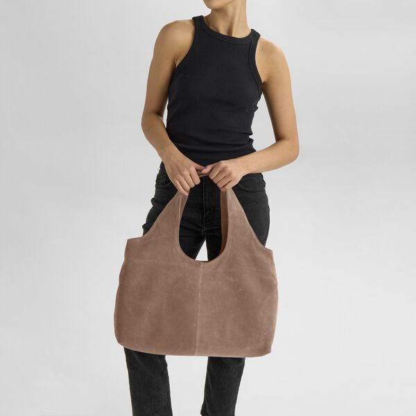 LaurineMBG Shopper aus Wildleder, mocha mousse, Markberg