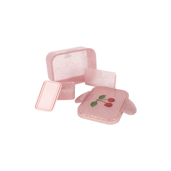 Lunch Box Glitter, cherry glitter, Konges Sl&oslash;jd