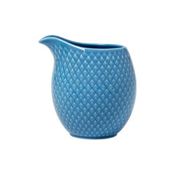 Rhombe Color Milk Jug, blue, Lyngby Porcelæn
