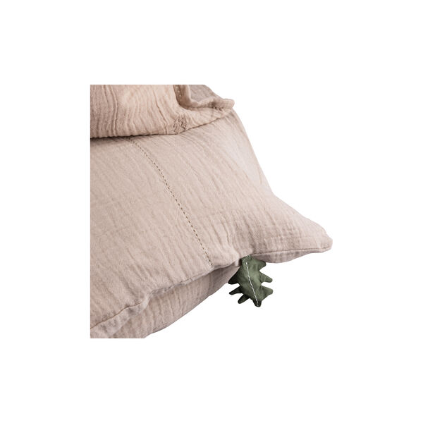 2-piece Muslin Baby Bed Linen, seabreeze beige, Sebra