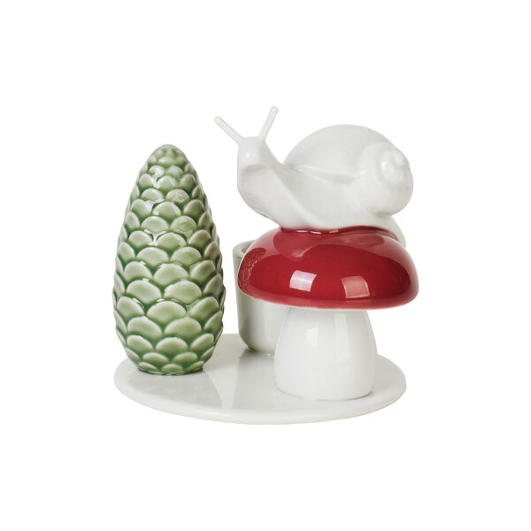 Wintergeschichten Schnecke & Pilz Kerzenhalter, Dottir Nordic Design