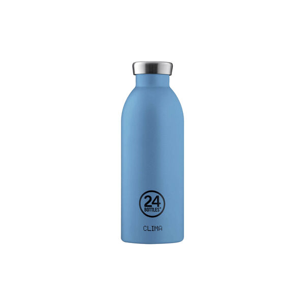 Clima Thermoflasche Stein-Finish, powder blue, 24Bottles