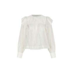 Dream Ruffle Blouse, jet stream, Second Female
