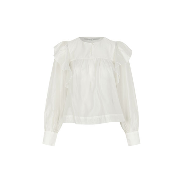 Dream Ruffle Blouse, jet stream, Second Female
