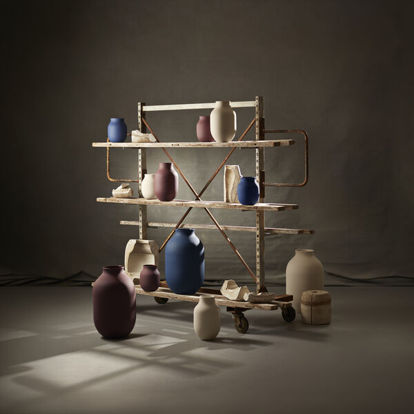 Studio Omaggio #1 Vase H 50 cm, blue, K&auml;hler