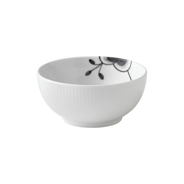 Schwarze Mega Riflet Schale 47 cl, Royal Copenhagen