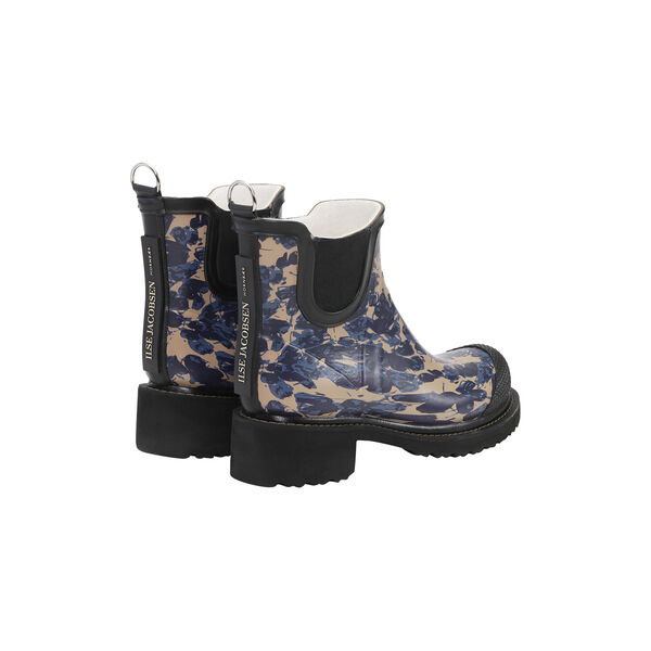 Short Rubber Boot | Beige Butterfly | Gummistiefel, Ilse Jacobsen Hornb&aelig;k