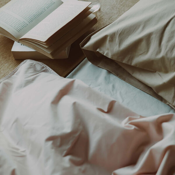 Bedding, pink tint, Studio Feder