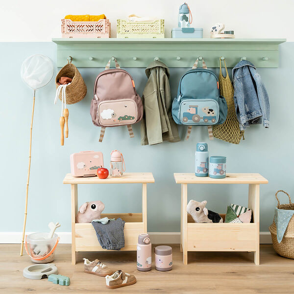 Tiny Farm Kinderrucksack, puder, Done by Deer