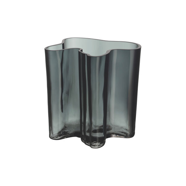 Alvar Aalto vase 20 cm, dark grey, Iittala