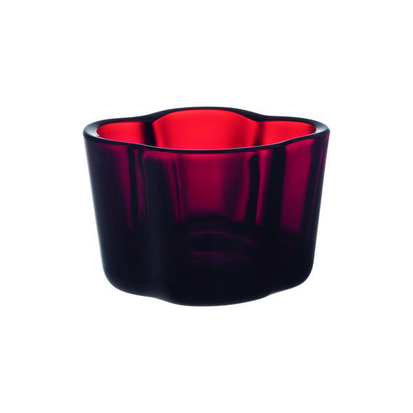 Alvar Aalto Candleholder, cranberry Alvar Aalto Candleholder, cranberry, Iittala