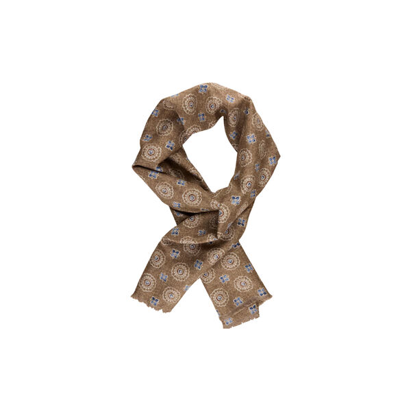 Scarf Wool, brown pattern, Stenstr&ouml;ms