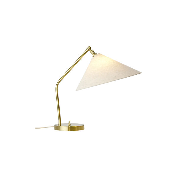Gr&auml;shoppa Table Lamp, brass/canvas, GUBI