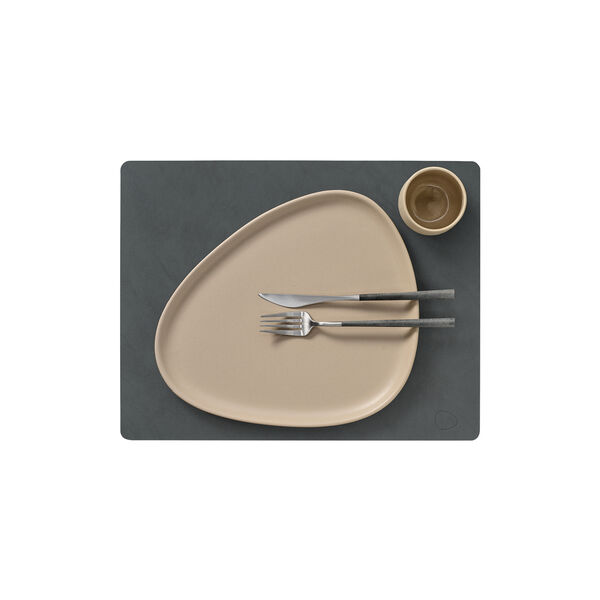 Nupo table mat Square L, anthracite, LIND DNA