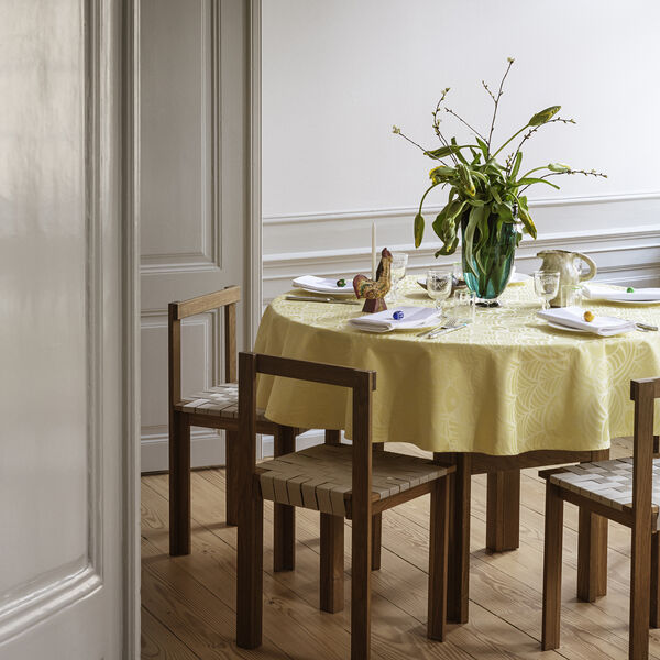 EASTER damask tablecloth, light green, Georg Jensen Damask