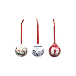 Moomin Christmas Baubles Mini Set 3 pcs., Moomin Arabia