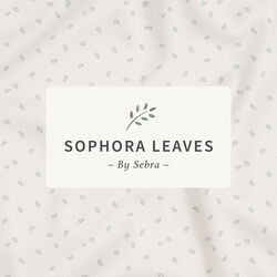2-piece Baby Bed Linen, sophora leaves, Sebra