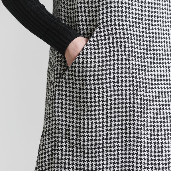 Chesu &auml;rmelloses Kleid, black/ivory pepita, BITTE KAI RAND