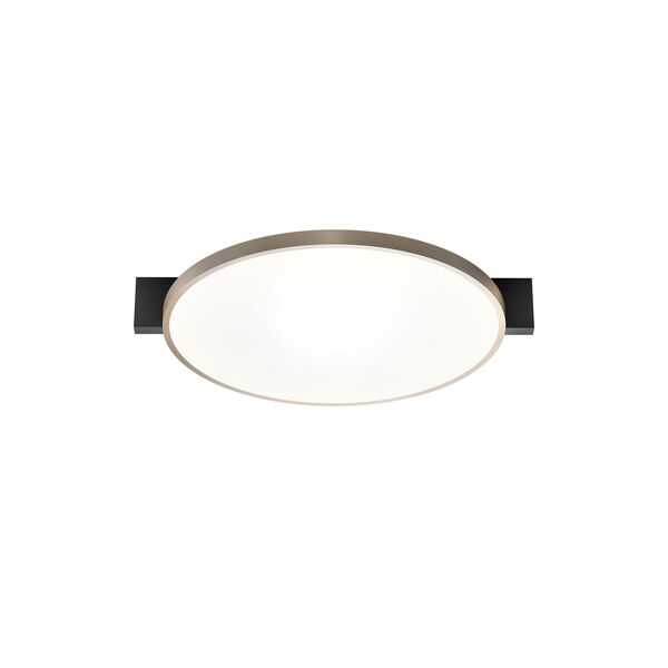 INLAY ROUND C2 Ceiling/Wall Light, matt black/satin gold, LIGHT-POINT