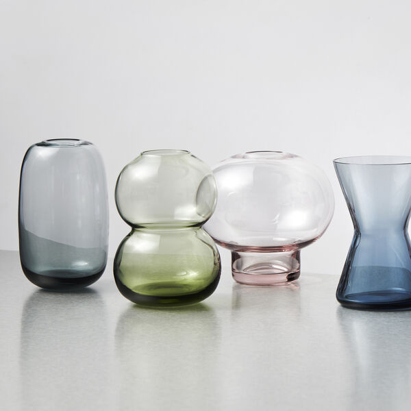 Mittsommer-Margerite Minivase 9,3 cm, blau, Orrefors