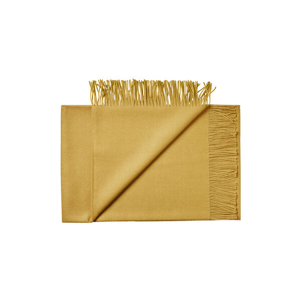 Lima Plaid, ochre yellow 5500, Silkeborg Uldspinderi