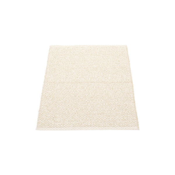 Svea Plastic Rug, vanilla/beige metallic, Pappelina
