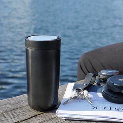 To Go Click Thermobecher, black metallic, Stelton