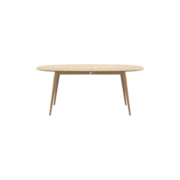 PLAYdinner Lamé Dining Table with Extension, white oiled oak, Bruunmunch Furniture