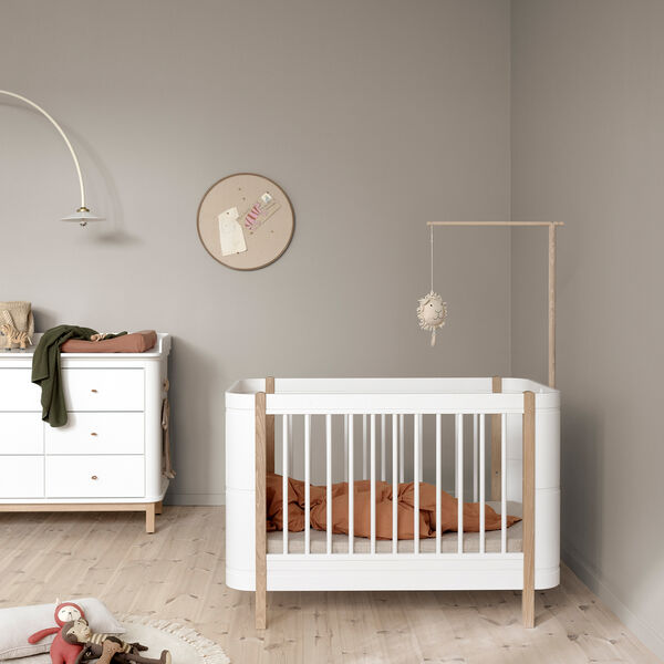 Holder for Wood Mini+ Bed Canopy & Mobile, oak, Oliver Furniture