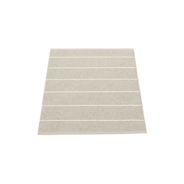 Carl Plastic Rug, linen/beige, Pappelina