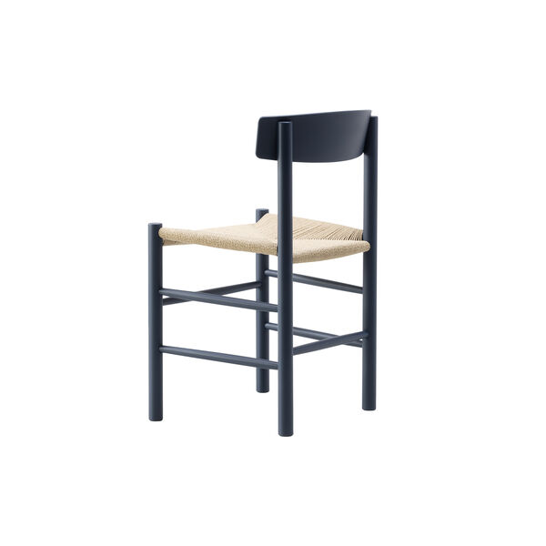 J39 Mogensen Stuhl, indigo blue/natur, Fredericia Furniture